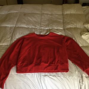 Long sleeve crop top